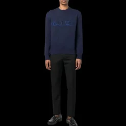 Pantalon fuselé ALEXANDER MCQUEEN coupe slim laine noire