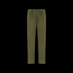 Pantalon HERNO maille tramée nylon kaki mat extensible taille élastique