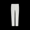 Pantalon HERNO twill coton stretch blanc taille elastique