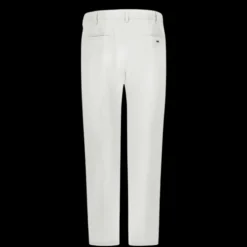 Pantalon HERNO twill coton stretch blanc taille elastique