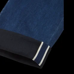 Pantalon JACOB COHEN Nick Limited Edition denim bleu foncé revers brut