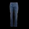 Pantalon Jeans ALEXANDER MCQUEEN denim Blue bleu délavé broderie poche