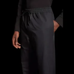 Pantalon jogging MONCLER coton nylon noir Logo Matt Black