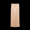 Pantalon large ALBERTA FERRETTI soie satin fluide beige rosé