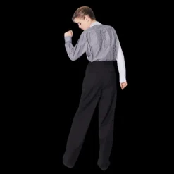 Pantalon large BARBARA BUI droit laine stretch noir