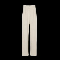 Pantalon large MAGDA BUTRYM bouclé viscose écru