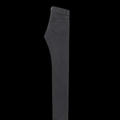 Pantalon SAINT LAURENT jean slim coton denim gris foncé delavé