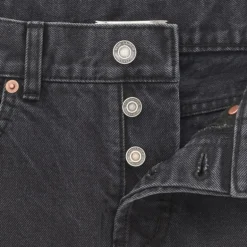 Pantalon SAINT LAURENT jean slim coton denim gris foncé delavé