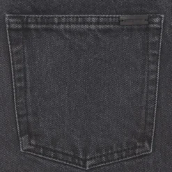 Pantalon SAINT LAURENT jean slim coton denim gris foncé delavé