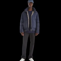 Pantalon slim coton noir patch Fendi