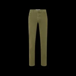 Pantalon slim JACOB COHEN Bard coton vert amande