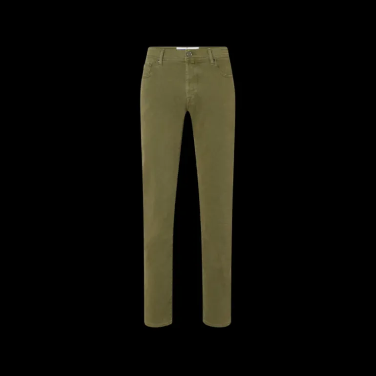 Pantalon slim JACOB COHEN Bard coton vert amande