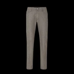 Pantalon slim JACOB COHEN Bard flanelle laine gris