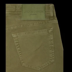 Pantalon slim JACOB COHEN Bard coton vert amande