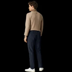 pantalon slim JACOB COHEN Bard velours coton stretch bleu marine