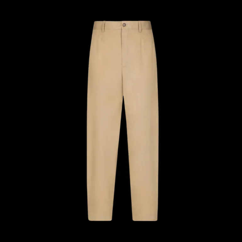 Pantalon sport SOLCE GABBANA popeline coton drill beige