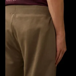 Pantalon survêtement cargo CP COMPANY coton gaze diagonal taupe