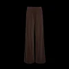 Pantalon tailleur MAGDA BUTRYM ample velours côtelé marron