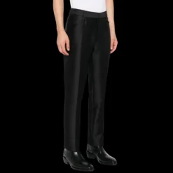 Pantalon TOM FORD Dyllan mélange laine mohair soie noir
