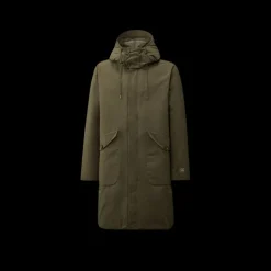 Parka à capuche CP COMPANY duvet Micro-M kaki