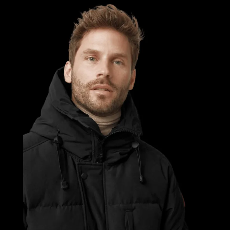 Parka CANADA GOOSE Carson capuche revers noir