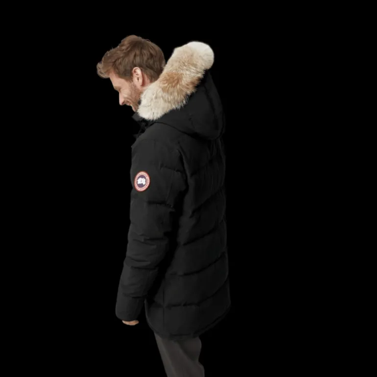 Parka CANADA GOOSE Carson capuche revers noir