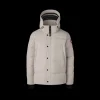 Parka CANADA GOOSE Wyndham capuche amovible nylon matelassé mastic
