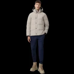 Parka CANADA GOOSE Wyndham capuche amovible nylon matelassé mastic