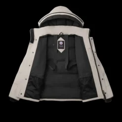 Parka CANADA GOOSE Wyndham capuche amovible nylon matelassé mastic