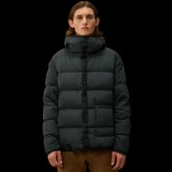 Parka longue CP COMPANY Explorateur Micro Kei nylon bleu marine