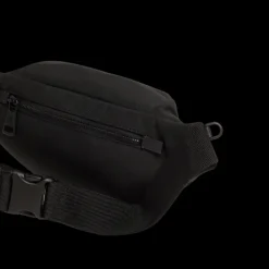 Petit sac ceinture banane MONCLER Durance nylon noir logo métal noir