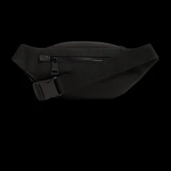 Petit sac ceinture banane MONCLER Durance nylon noir logo métal noir