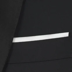 Pochette BRIONI Essential coton Giza 45 sergé blanc