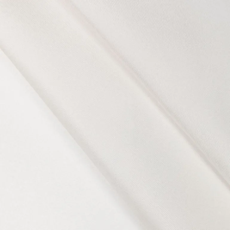 Pochette TOM FORD soie écrue liseret noir logo