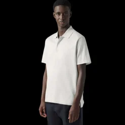 Polo BERLUTI coton Piqué Jacquard Scritto all-over beige