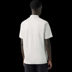 Polo BERLUTI coton Piqué Jacquard Scritto all-over beige