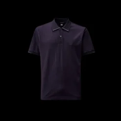 Polo CP COMPANY piqué de coton bleu marine Metropolis Séries