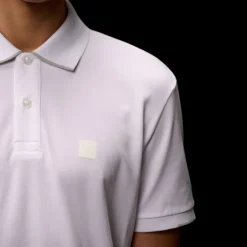 Polo CP COMPANY  piqué de coton blanc Metropolis Séries