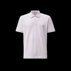 Polo CP COMPANY  piqué de coton blanc Metropolis Séries