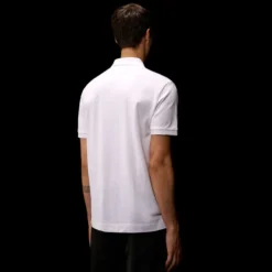 Polo CP COMPANY piqué de coton blanc Metropolis Série