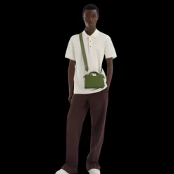 Polo FENDI manche courte coton piqué écru FF poitrine bouton métal