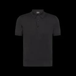 Polo manche courte TOM FORD coton noir