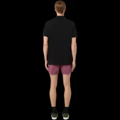 Polo STONE ISLAND manche courte piqué de coton stretch noir