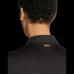 Polo ZEGNA manche courte laine noire