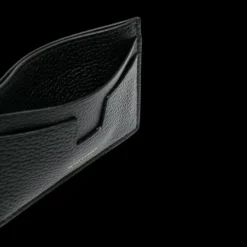 Porte carte TOM FORD cuir grainé noir