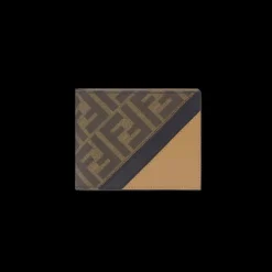 PORTE FEUILLE MARRONCAMEL FF