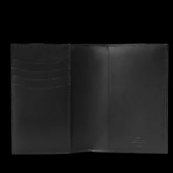 Porte Passeport BERLUTI cuir veau Venezia bleu marine Scritto