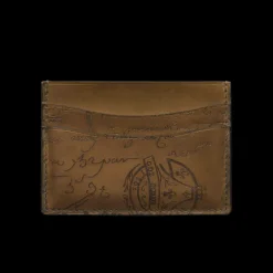 Porte-Cartes BERLUTI Bambou Neo Cuir Scritto Olive