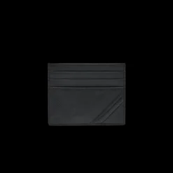 Porte-cartes Fendi Shadow Diagonal cuir noir FF