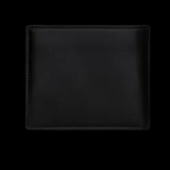 Portefeuille SAINT LAURENT East West Cassandre cuir noir mat YSL noir